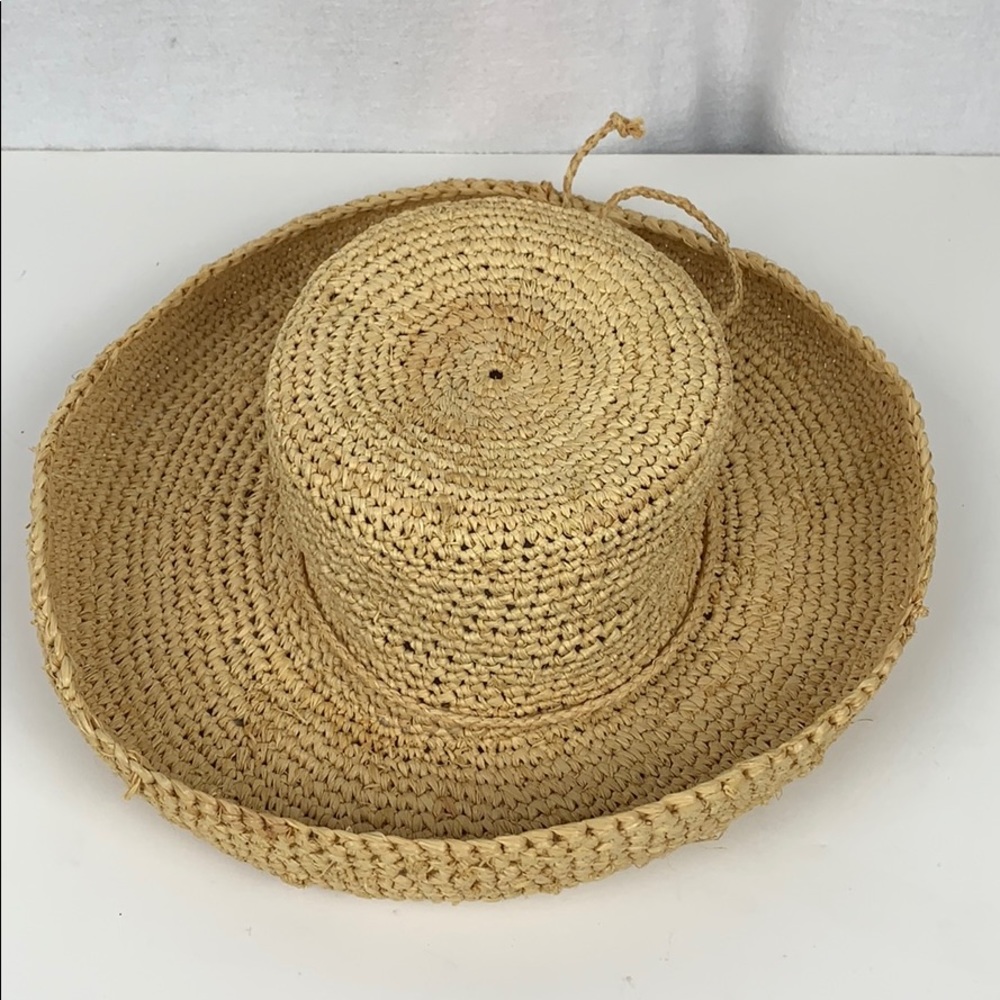 Scala Firenze Italy Natural Fiber Hat Medium